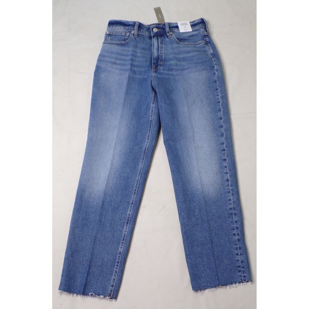 🆕 J CREW 11" High-Rise 90's Classic Straight Jeans Size 27 BF691 NWT - Picture 5 of 10